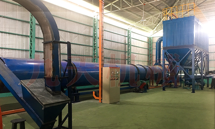 玉米秸稈烘干機現場圖